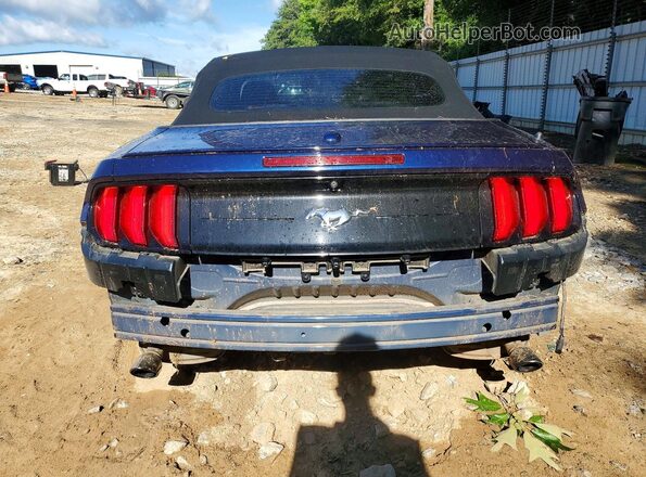 1FATP8UHXL5180060 2020 FORD MUSTANG Blue უკანა ხედი