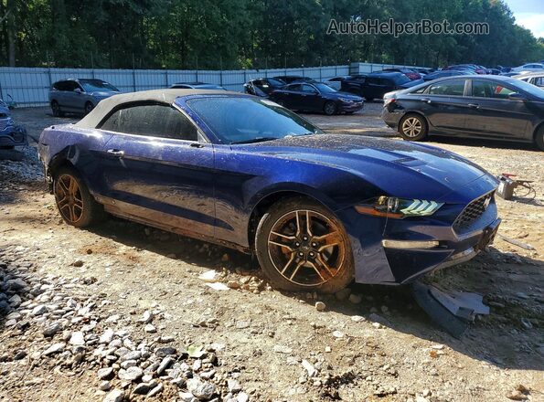 1FATP8UHXL5180060 2020 FORD MUSTANG Blue წინა მარჯვენა