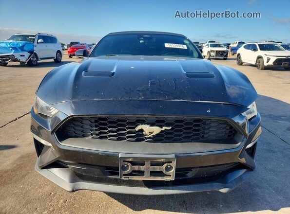 1FATP8UHXM5115310 2021 FORD MUSTANG Black Դիմացի տեսք