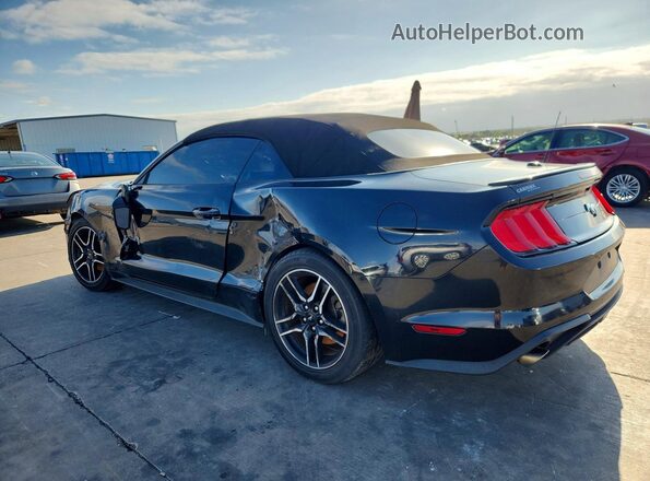 1FATP8UHXM5115310 2021 FORD MUSTANG Black Հետևի ձախ