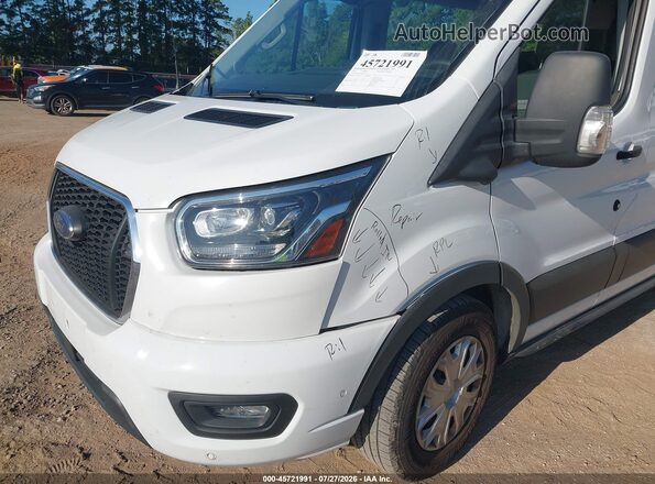 1FBAX2C81PKA53242 2023 FORD TRANSIT-350 White Front view
