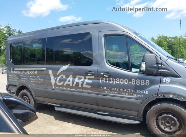 1FBAX2C8XPKB74769 2023 FORD TRANSIT-350 Gray სალონის 360-გრადუსიანი ხედი