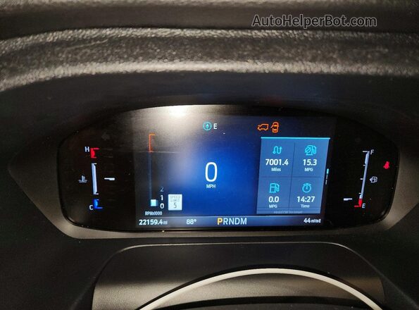1FBAX2C8XTKA47305 2026 FORD TRANSIT White Вид щитка приладів
