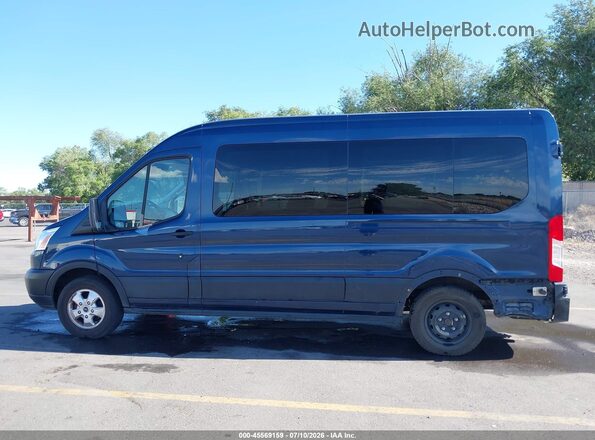 1FBAX2CG0KKA98902 2019 FORD TRANSIT-350 Dark Blue 