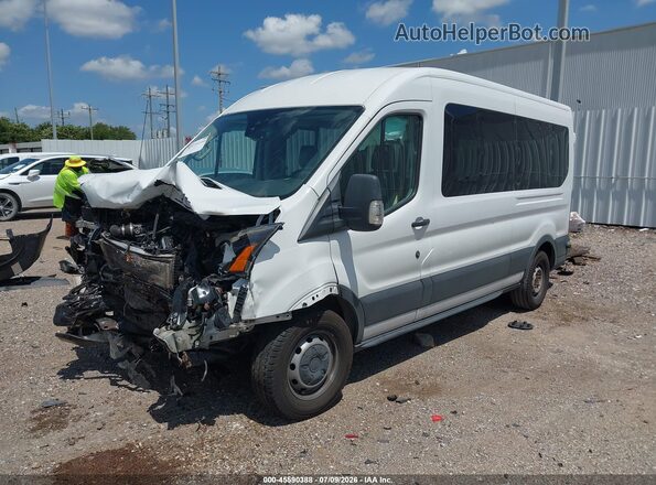 1FBAX2CG6HKA88674 2017 FORD TRANSIT-350 White წინა მარცხენა ხედი სამი მეოთხედიდან