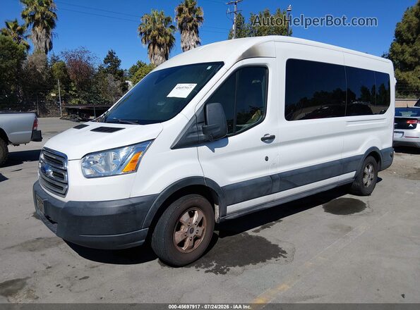 1FBAX2CG7KKA94393 2019 FORD TRANSIT-350 Белый Передняя левая четверть