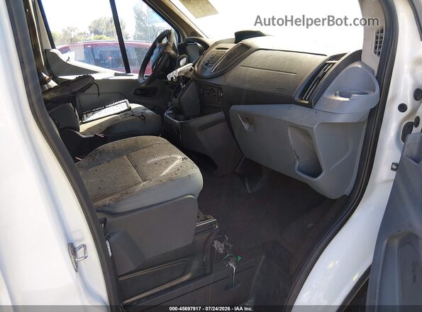 1FBAX2CG7KKA94393 2019 FORD TRANSIT-350 Белый Вид салона спереди