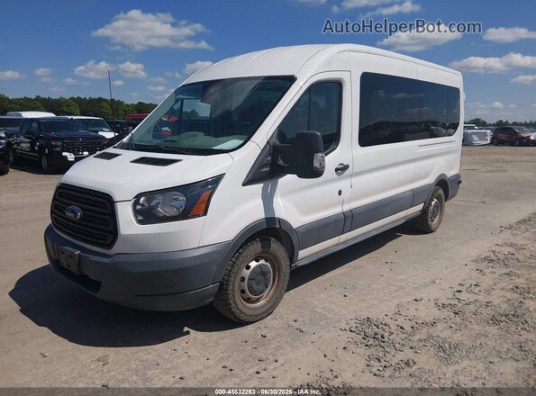1FBAX2CG8HKB28012 2017 FORD TRANSIT-350 White წინა მარცხენა ხედი სამი მეოთხედიდან