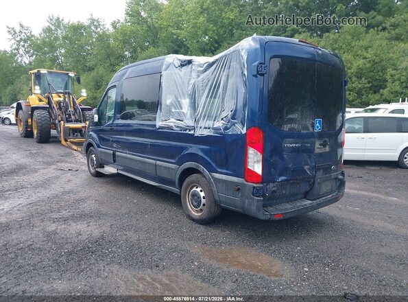 1FBAX2CM0GKA40009 2016 FORD TRANSIT-350 Blue Задня ліва чверть