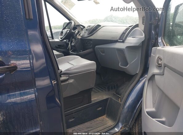 1FBAX2CM0GKA40009 2016 FORD TRANSIT-350 Blue Вид салону спереду