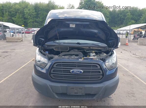 1FBAX2CM0GKA40009 2016 FORD TRANSIT-350 Blue Вид ззаду