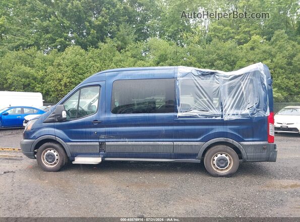 1FBAX2CM0GKA40009 2016 FORD TRANSIT-350 Blue Панорамний вид салону 360°