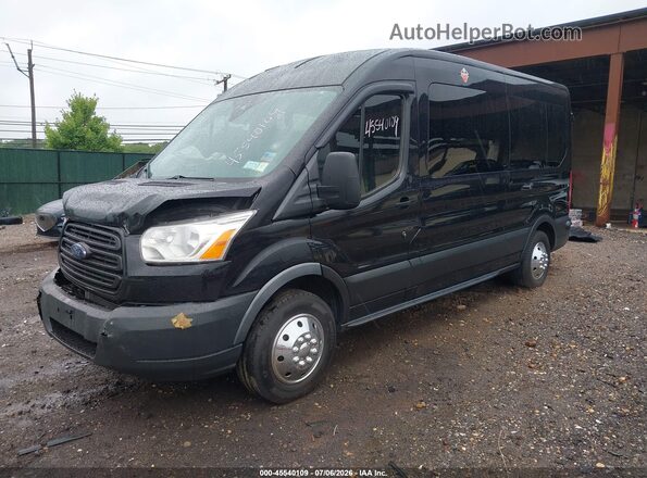 1FBAX2CM0KKA15510 2019 FORD TRANSIT-350 Black წინა მარცხენა ხედი სამი მეოთხედიდან