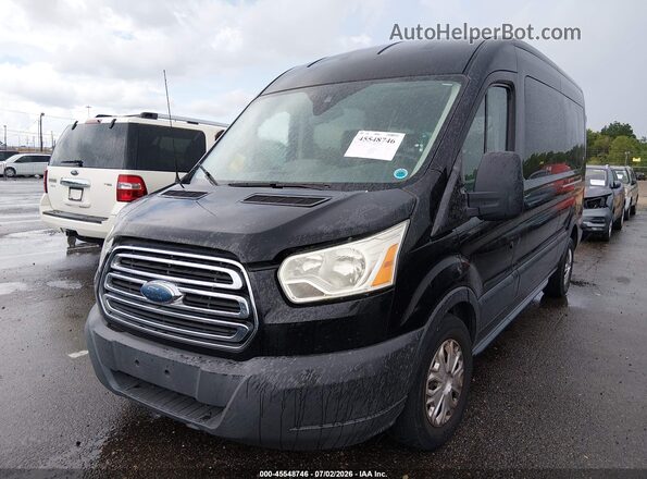 1FBAX2CM4GKB45541 2016 FORD TRANSIT-350 Black Front left