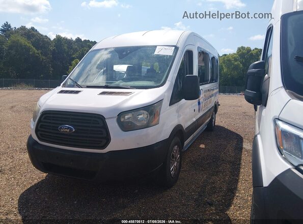 1FBAX2CM5GKA43259 2016 FORD TRANSIT-350 White წინა მარცხენა ხედი სამი მეოთხედიდან
