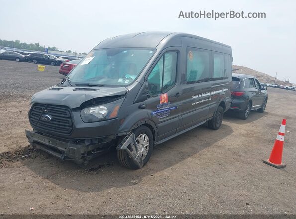 1FBAX2CM7GKB09309 2016 FORD TRANSIT-350 Gray Przód lewy