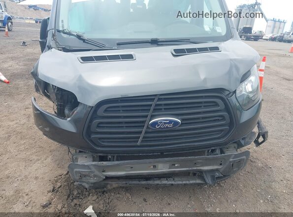1FBAX2CM7GKB09309 2016 FORD TRANSIT-350 Gray Widok z przodu