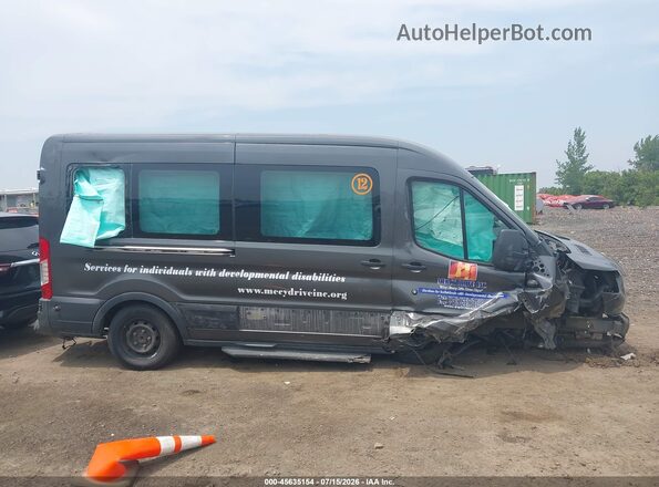 1FBAX2CM7GKB09309 2016 FORD TRANSIT-350 Gray Widok wnętrza z tyłu