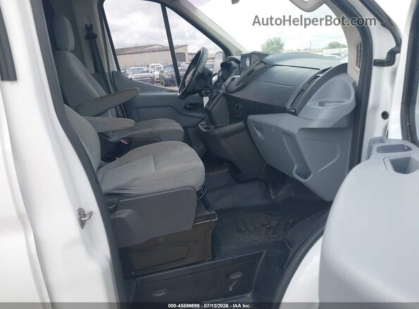 1FBAX2CM9HKA36185 2017 FORD TRANSIT-350 White Widok wnętrza z przodu