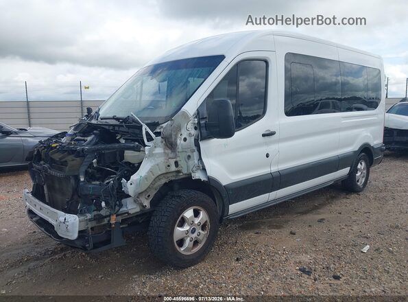 1FBAX2CM9HKA36185 2017 FORD TRANSIT-350 White Przód lewy