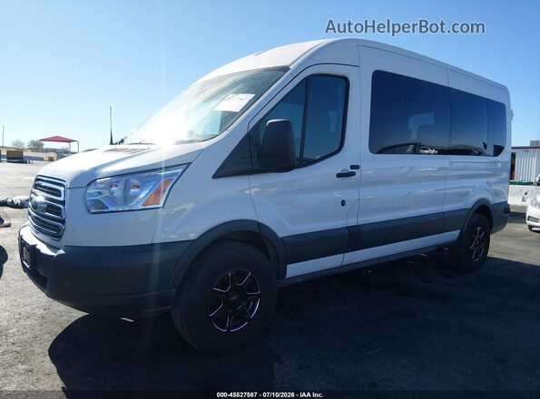 1FBAX2CMXJKB04399 2018 FORD TRANSIT-350 White Front left