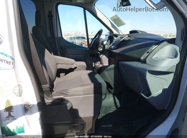 1FBAX2CMXJKB04399 2018 FORD TRANSIT-350 White Front interior view