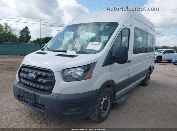 1FBAX2X85LKB36497 2020 FORD TRANSIT-350 White Przód lewy