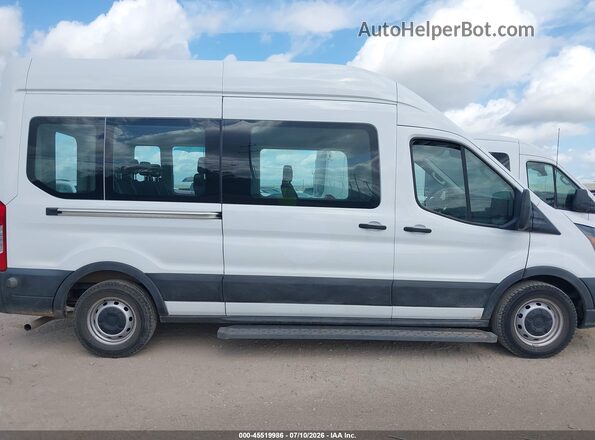 1FBAX2X85LKB36497 2020 FORD TRANSIT-350 White Widok wnętrza z tyłu