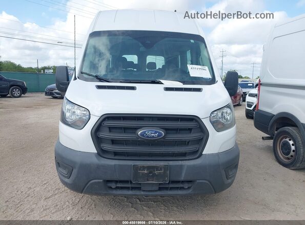 1FBAX2X85LKB36497 2020 FORD TRANSIT-350 White Widok zestawu wskaźników