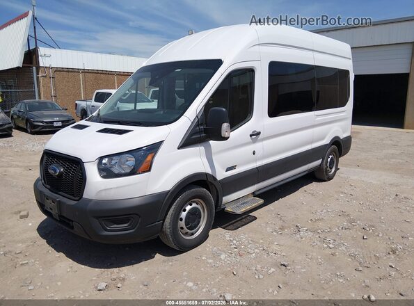 1FBAX2X88PKA74910 2023 FORD TRANSIT-350 White Առջևի ձախ երեք քառորդ տեսարան