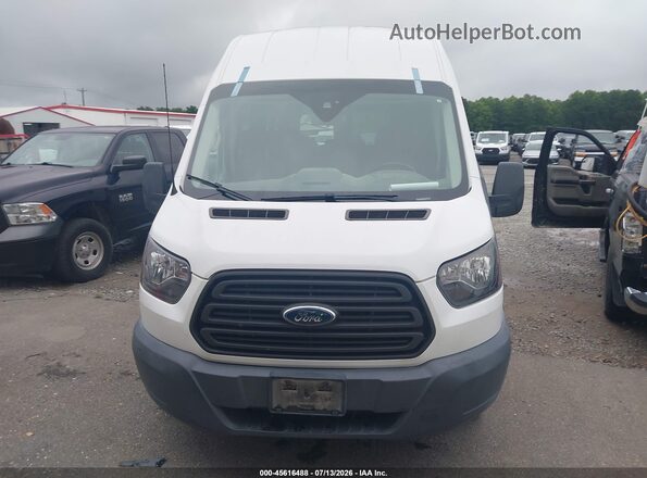 1FBAX2XM0JKB52715 2018 FORD TRANSIT-350 White Instrument cluster view