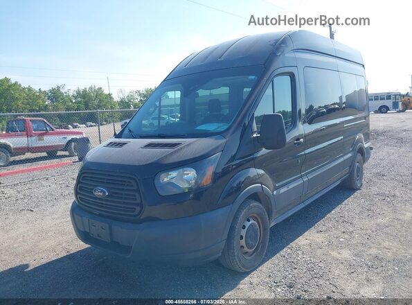 1FBAX2XM4HKB26662 2017 FORD TRANSIT-350 Black წინა ხედი