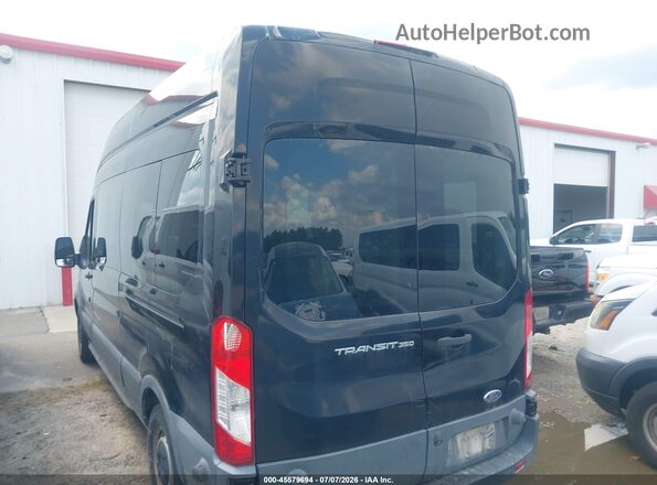 1FBAX2XM6HKB26663 2017 FORD TRANSIT-350 Black Rear left