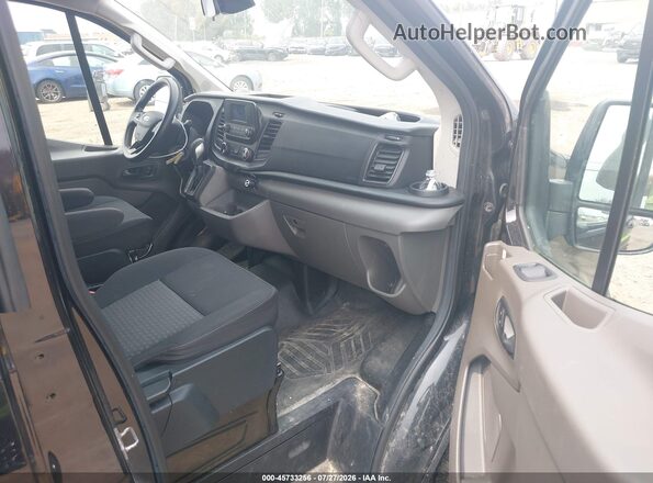 1FBAX2Y80LKA15343 2020 FORD TRANSIT-350 Black წინა სალონის ხედი