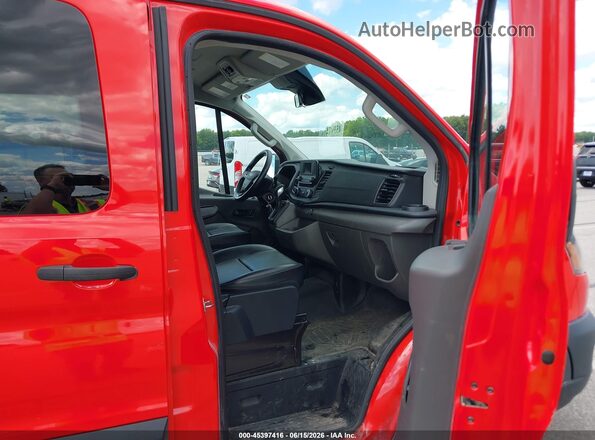 1FBAX2Y80NKA14745 2022 FORD TRANSIT-350 Red წინა სალონის ხედი