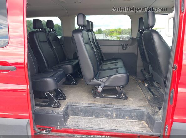 1FBAX2Y80NKA14745 2022 FORD TRANSIT-350 Red VIN კოდის სტიკერის ხედი