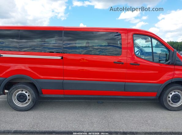 1FBAX2Y80NKA14745 2022 FORD TRANSIT-350 Red უკანა სალონის ხედი