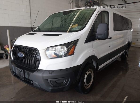1FBAX2Y88MKA52402 2021 FORD TRANSIT-350 White Передня ліва чверть