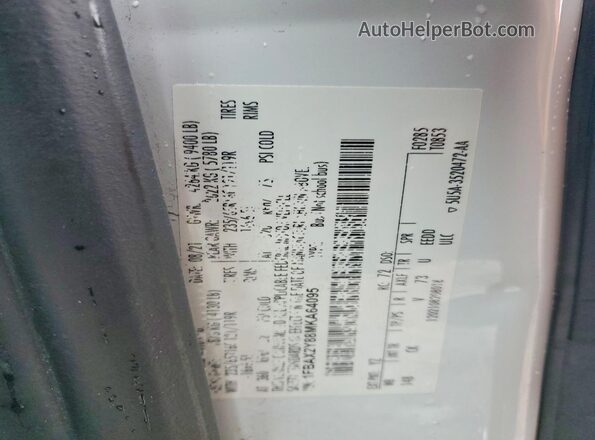 1FBAX2Y88MKA64095 2021 FORD TRANSIT White Vista de la etiqueta del VIN