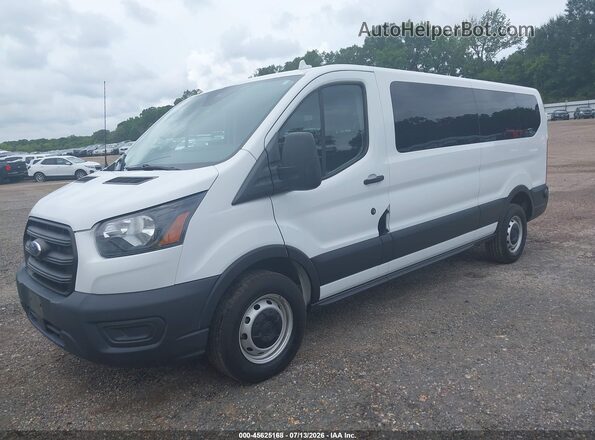 1FBAX2Y89LKB08913 2020 FORD TRANSIT-350 White წინა მარცხენა ხედი სამი მეოთხედიდან