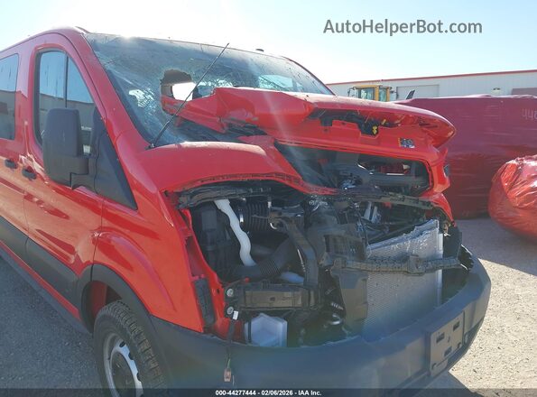 1FBAX2Y89SKB06674 2025 FORD TRANSIT-350 Red Front view