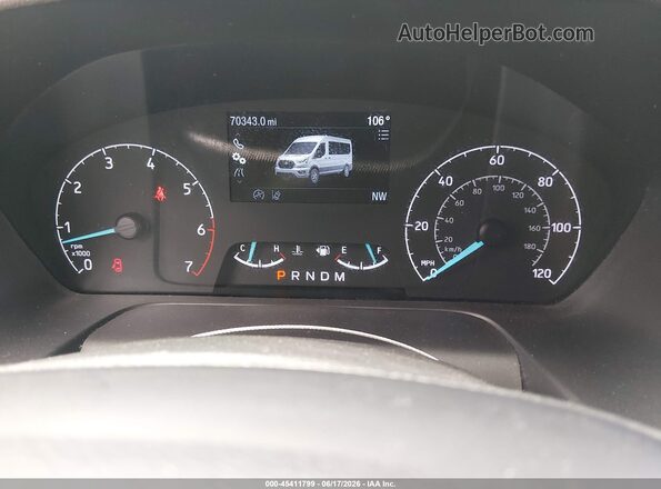1FBAX2YG6MKA52387 2021 FORD TRANSIT-350 White უკანა სავარძლების ხედი