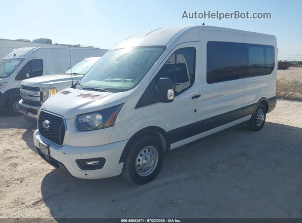 1FBAX9C82PKB99948 2023 FORD TRANSIT-350 Белый Передняя левая четверть