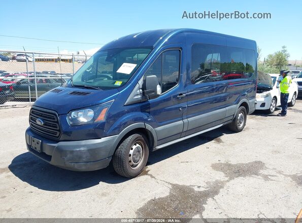 1FBZX2CM7JKA93929 2018 FORD TRANSIT-350 Blue Front left