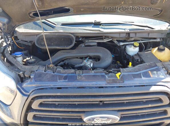 1FBZX2CM7JKA93929 2018 FORD TRANSIT-350 Blue Rear view