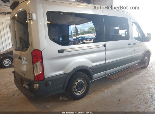 1FBZX2CM8JKB40563 2018 FORD TRANSIT-350 Silver Tył prawy
