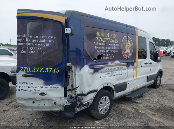 1FBZX2CMXKKA38103 2019 FORD TRANSIT-350 White Հետևի աջ