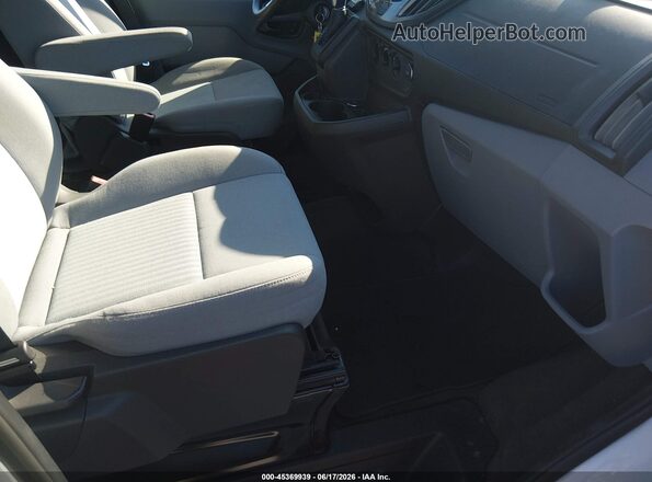 1FBZX2XM2GKB38956 2016 FORD TRANSIT-350 White წინა სალონის ხედი
