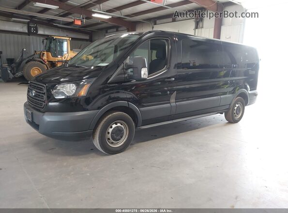 1FBZX2YM0JKA75538 2018 FORD TRANSIT-350 Черный Передняя левая четверть