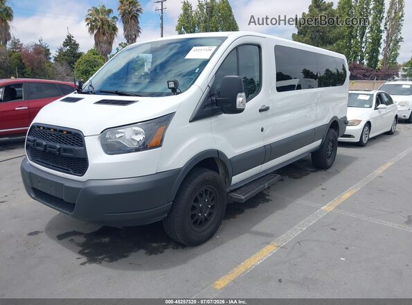 1FBZX2YM7JKA69008 2018 FORD TRANSIT-350 White Առջևի ձախ երեք քառորդ տեսարան